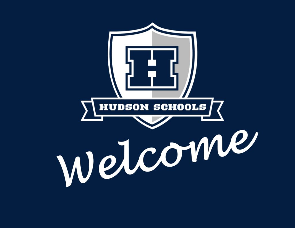 Hudson Schools Welcome Graphic