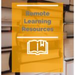 Remote learning resources poster