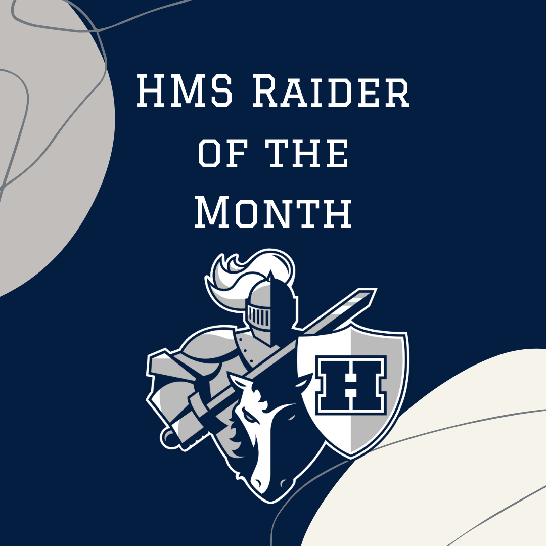 Middle School Raider of the Month - Hudson Schools