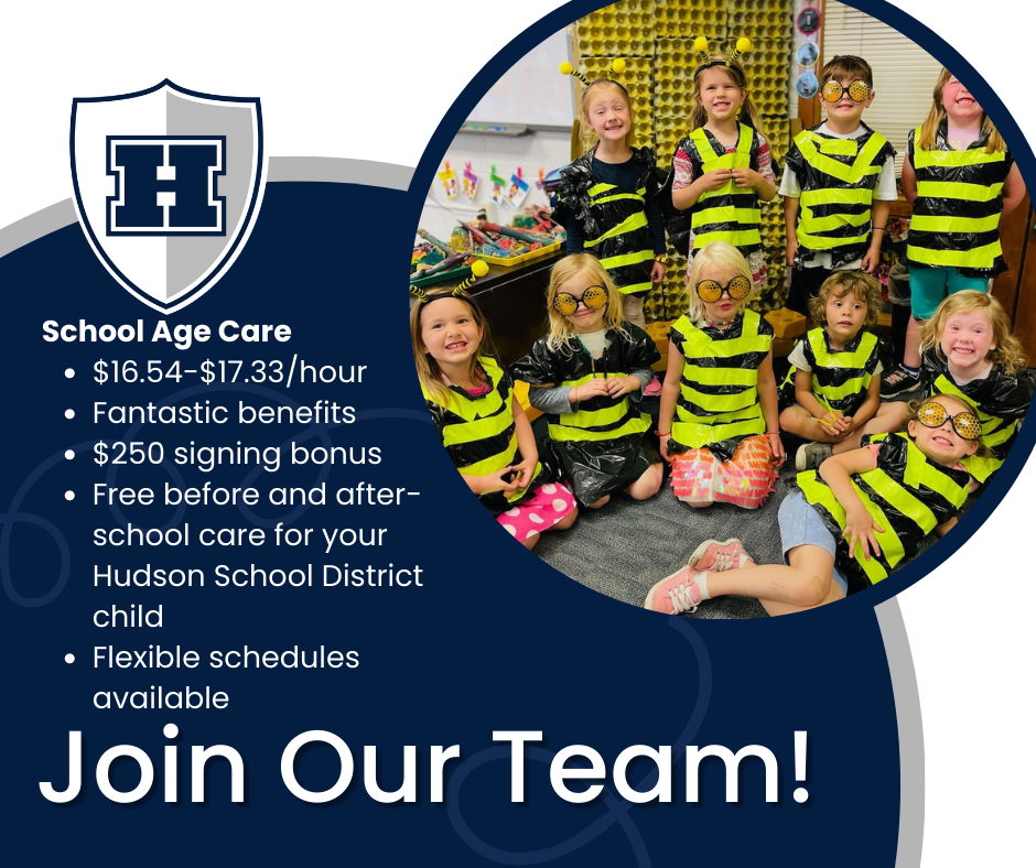 We're hiring child care workers