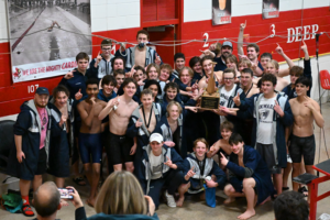 Image of boys swim team conference champs