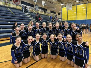 Raiderettes Gold Team at the River Falls Wildcat Invite Dance comp