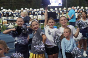 Cheer and stunt team members