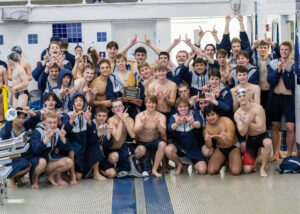 Image of boys swim & dive team conference champs